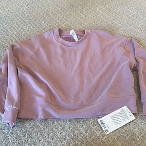 Lululemon cropped sweatshirt NWT